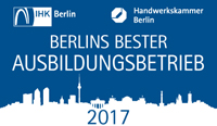 Berlins bester Ausbildungsbetrieb 2017