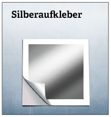 Silber Aufkleber