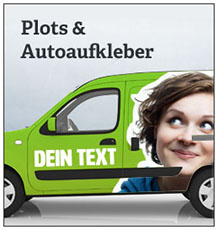 Plots-Autoaufkleber