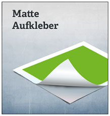 Matte Aufkleber