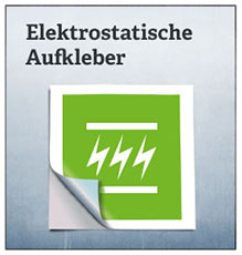 Elektrostatische Aufkleber