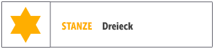 Dreieck-Stanze