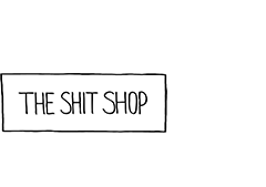 the shit shop logo